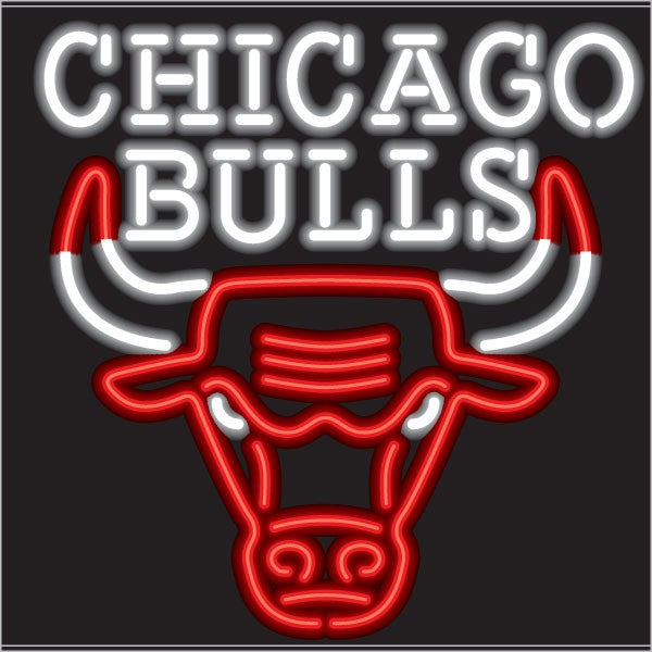 Chicago bulls deals neon light