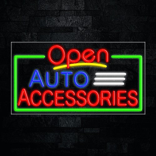 Auto Accessories Flex-Led Sign