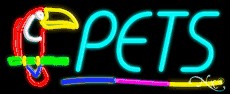 Pets Business Neon Sign