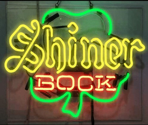 Shiner Bock Neon Beer Sign