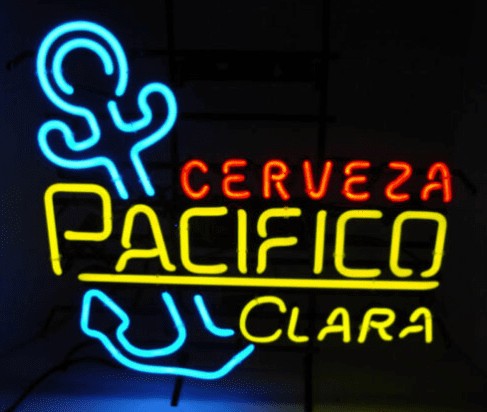 Anchor Pacifico Neon Sign