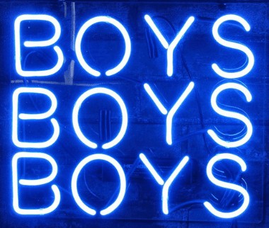 Boys best sale neon sign