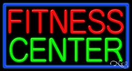 Fitness Center Business Neon Sign