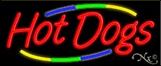 Hot Dogs Business Neon Sign