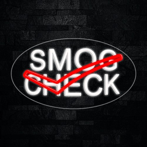 Smog Checks Flex-Led Sign