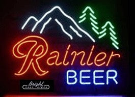 Rainier Beer Alps Neon Sign