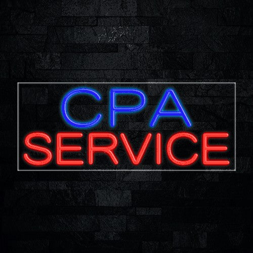 CPA Service Flex-Led Sign