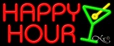 Happy Hour Business Neon Sign